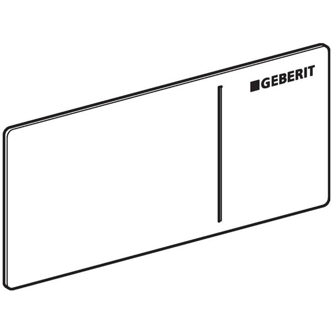 Geberit Actuator plate for Geberit remote flush actuation type 70: black glass