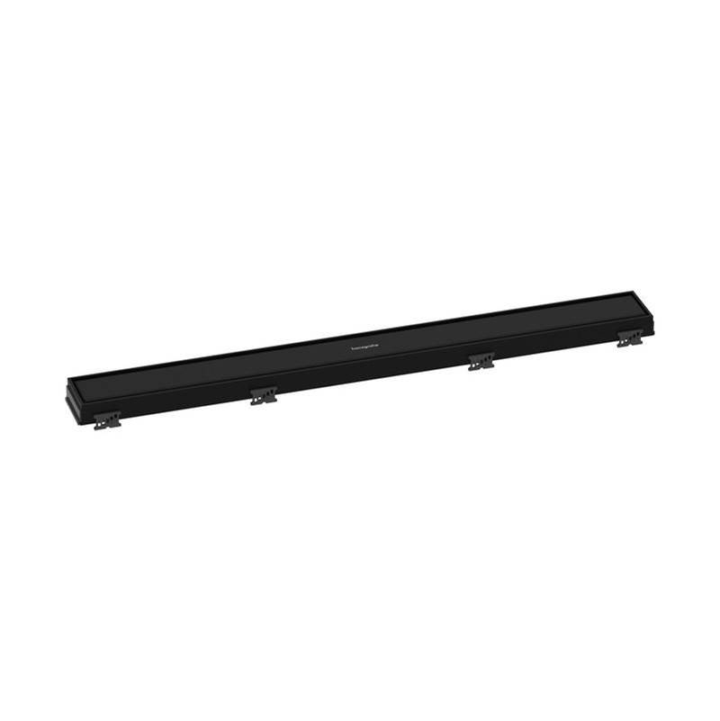 Hansgrohe RainDrain Match Trim for 27 5/8'' Rough with Height Adjustable Frame in Matte Black