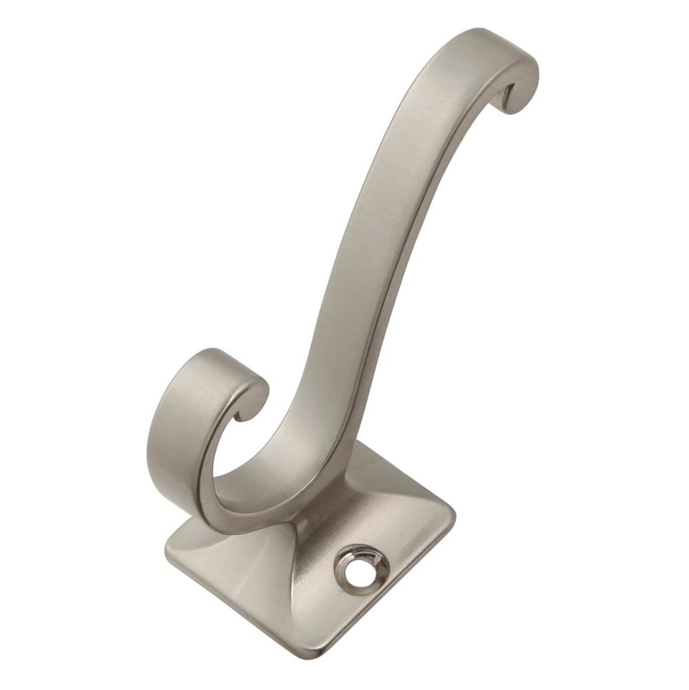 Hickory Hardware Coat Hook Double 3/4 Inch Center to Center
