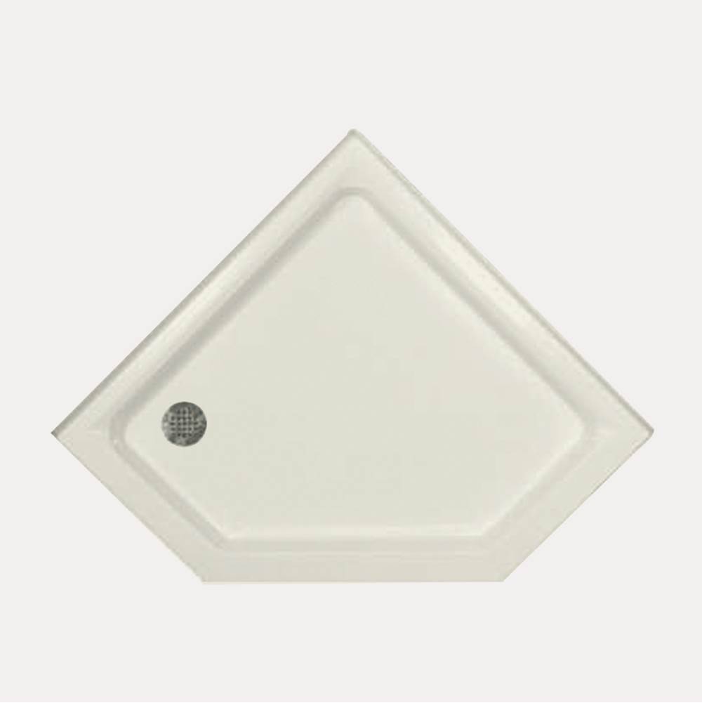 Hydro Systems SHOWER PAN AC 4833 NEO ANGLE - BONE-LEFT HAND