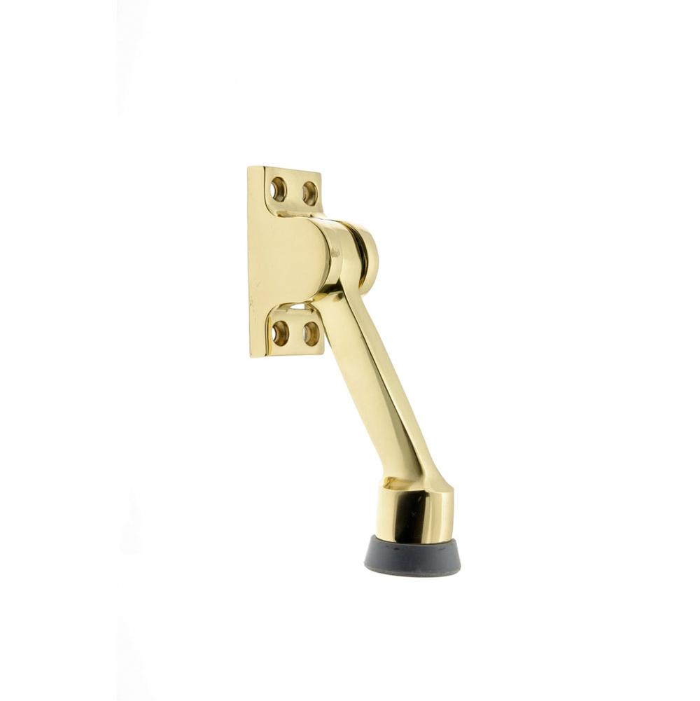 Idh 4-1/2'' Projection Square Kickdown Stop Polished Brass
