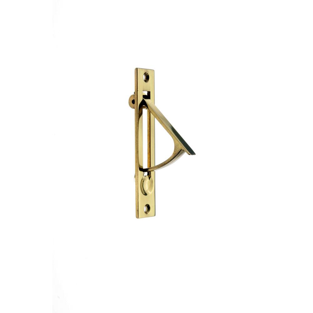 Idh 4'' Edge Pull Polished Brass No Lacquer