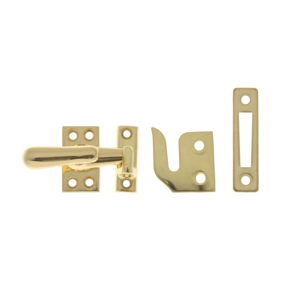 Idh Small Casement Fastener Polished Brass