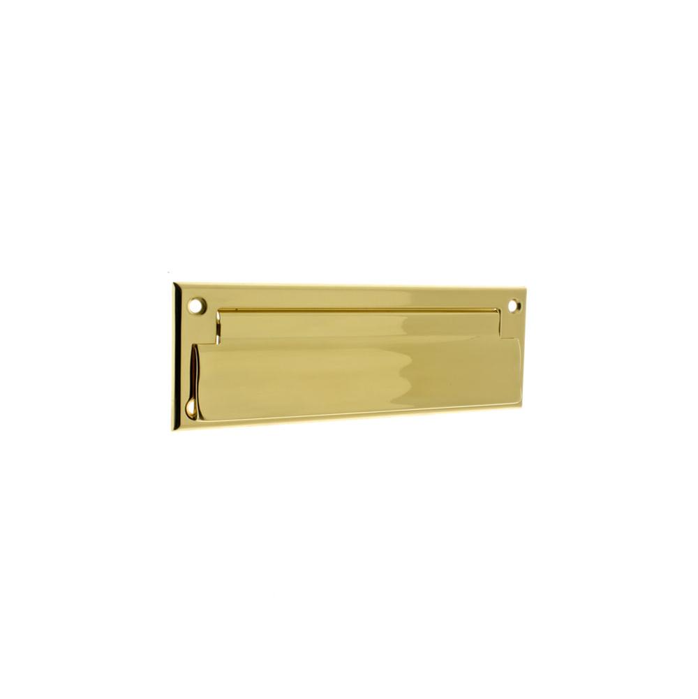 Idh Letter Mail Plate Front Only Polished Brass