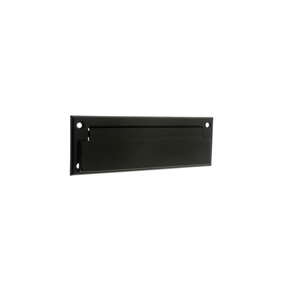 Idh Letter Mail Plate Front Only Matte Black
