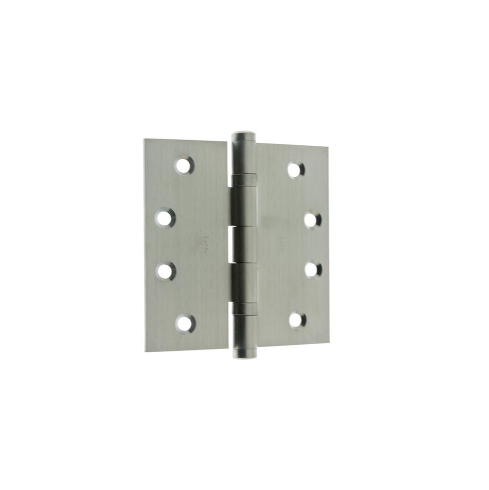 Idh 4'' X 4'' Solid Extruded Brass Ball Bearing Hinge (Pair) Satin Chrome-J