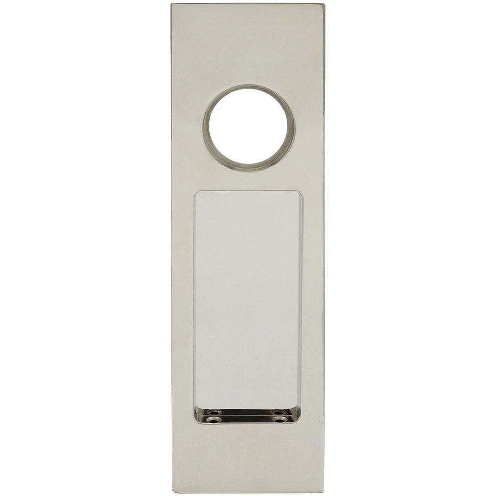 INOX PD Series Pocket Door Pull 2703 Entry w/Cyl Hole US32