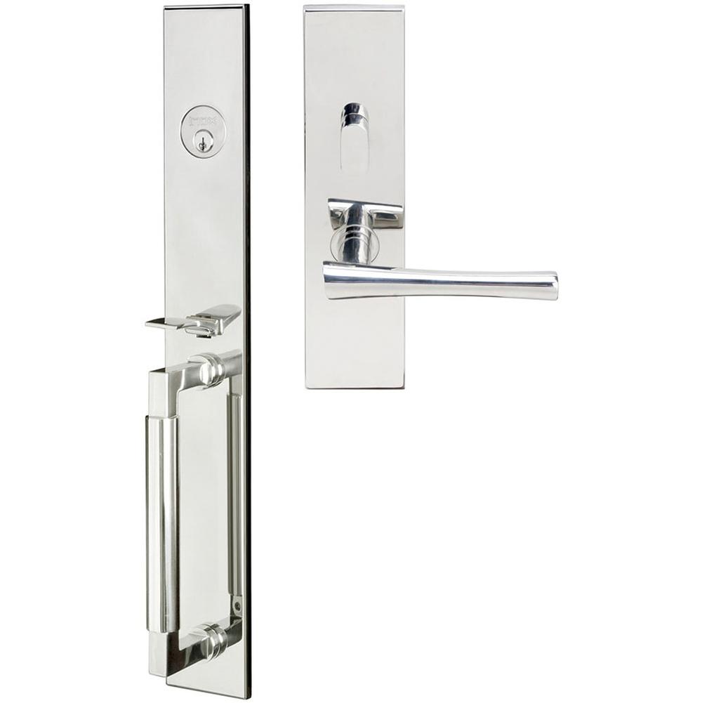 INOX ME Handleset MT Mortise 214 Champagne Entry 2-1/2''  32 LH