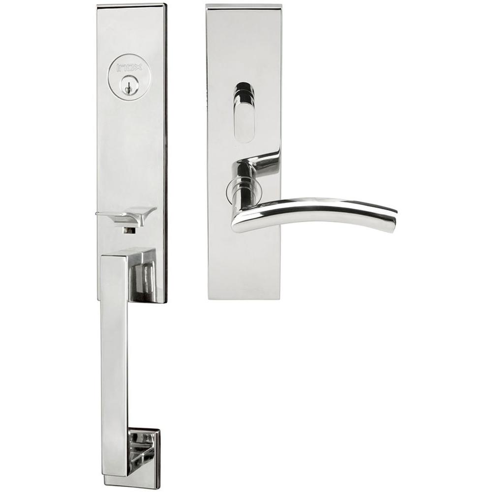 INOX MH Handleset MT Mortise 104 Brussels Entry 2-1/2''  32 LHR