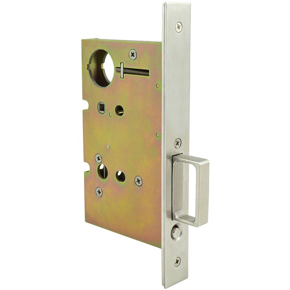 INOX 8010 Pocket Lock Passage, FH29 Trim, US3