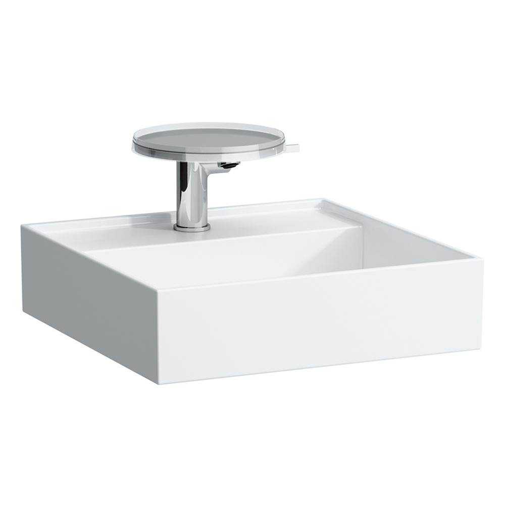 Laufen Small washbasin with concealed outlet, w/o overflow, wall mounted