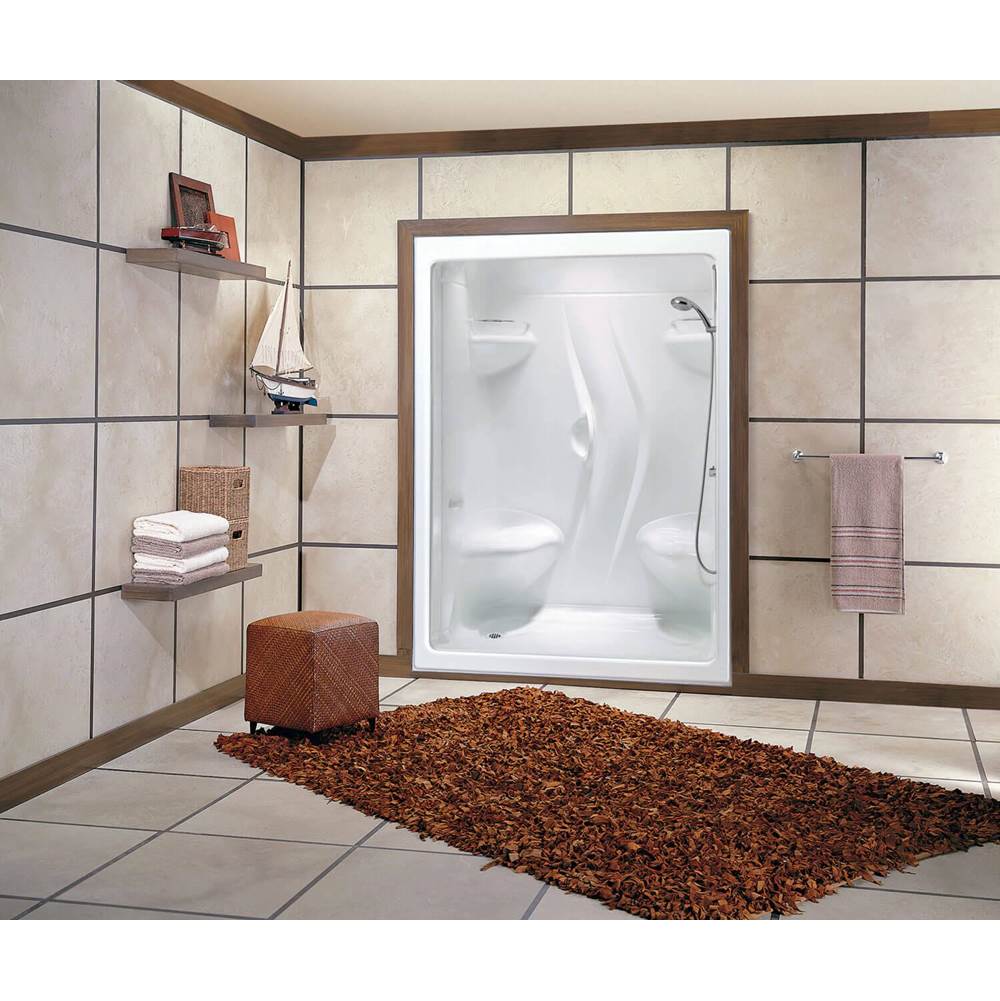 Maax Stamina 60-I 60 x 36 Acrylic Alcove Right-Hand Drain One-Piece Shower in White