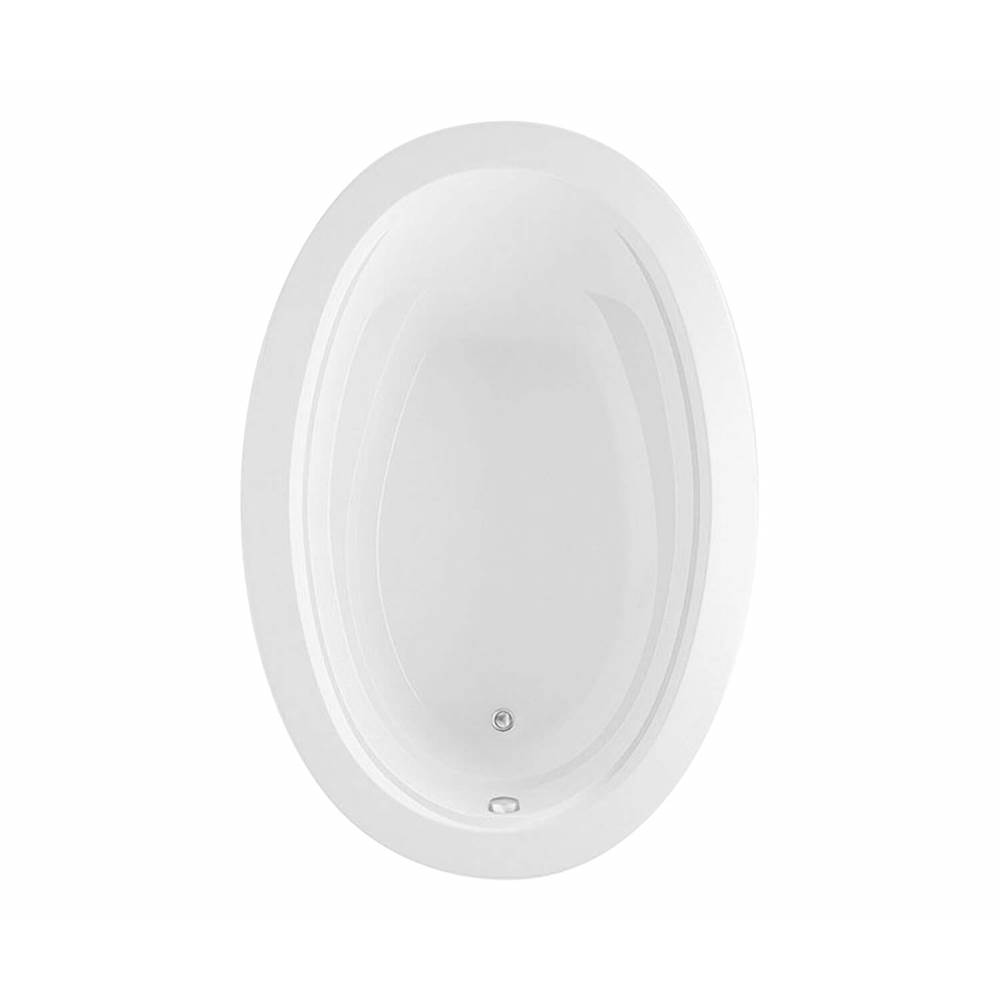 Maax Arno 7242 Acrylic Drop-in End Drain Bathtub in White