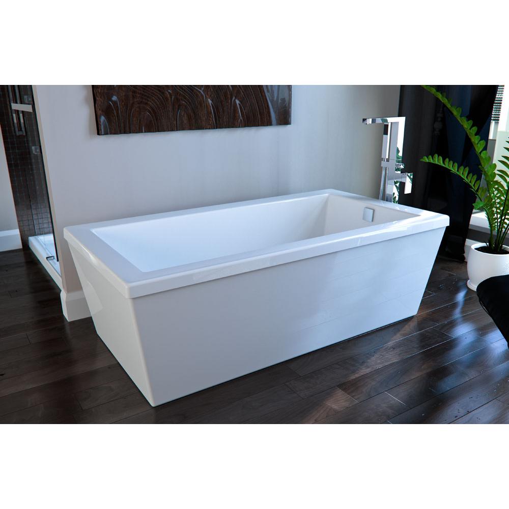 Neptune Freestanding AMETYS Bathtub 36x66 with armrests, Mass-Air, Biscuit