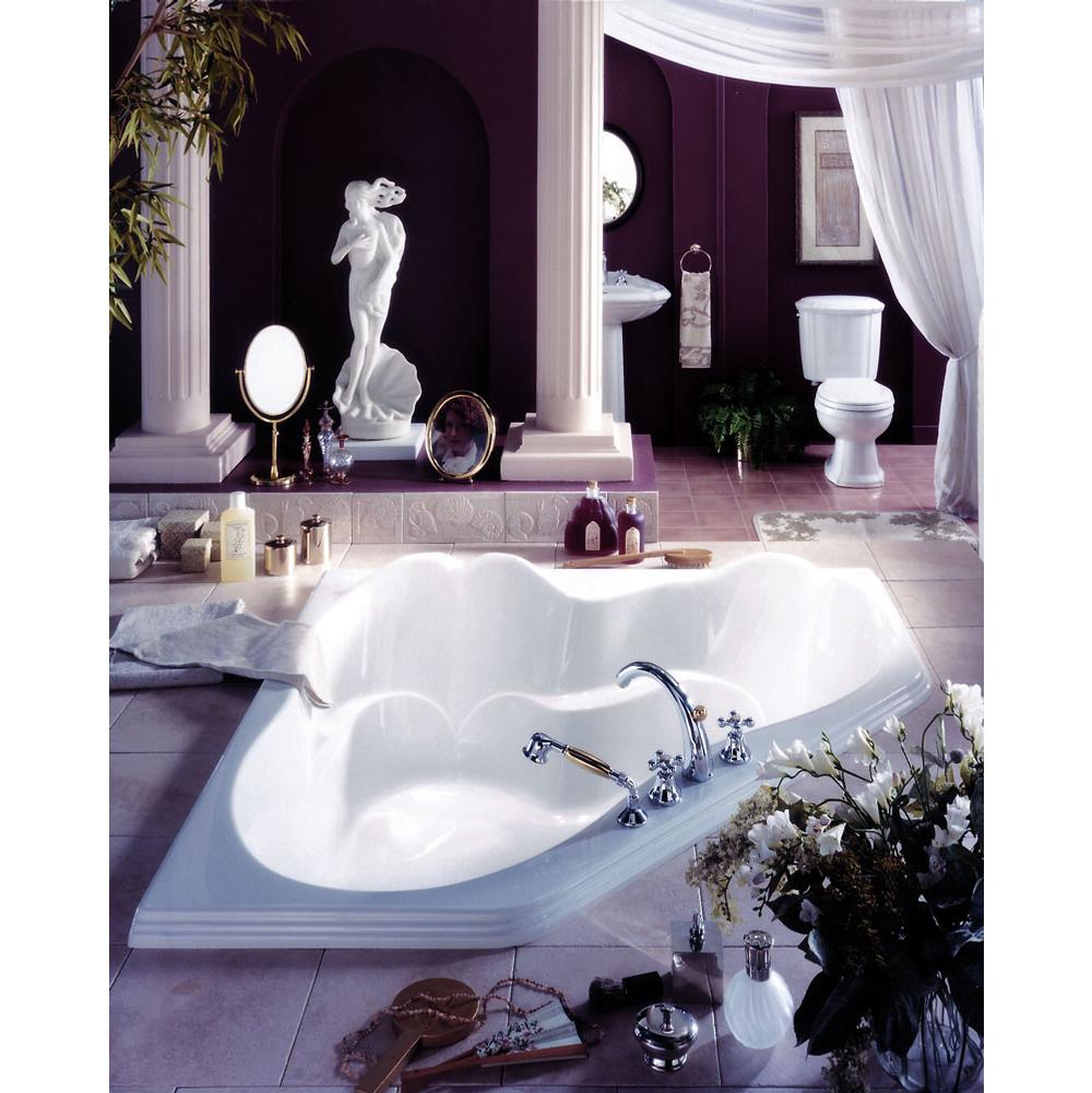 Neptune ARIANE bathtub 60x60, Whirlpool/Mass-Air, Biscuit