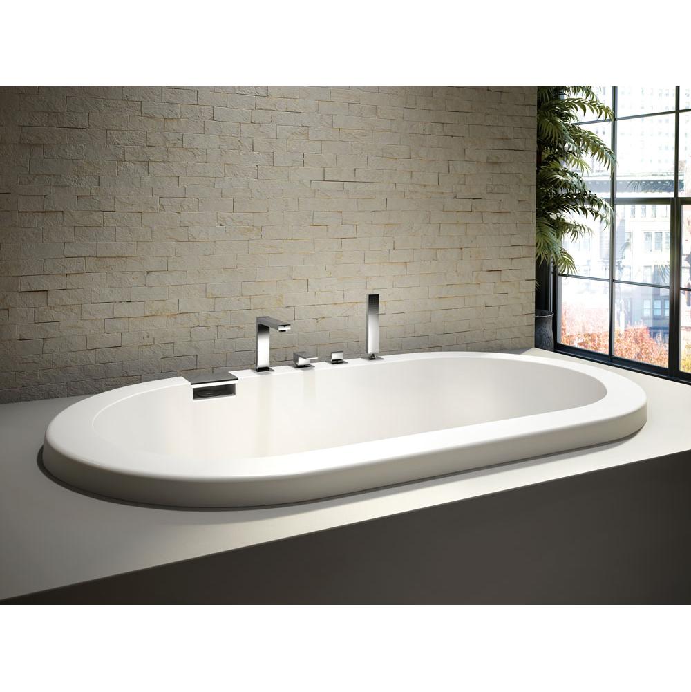 Neptune TAO bathtub KIT 36x66 with 2'' lip, Chrome drain, White