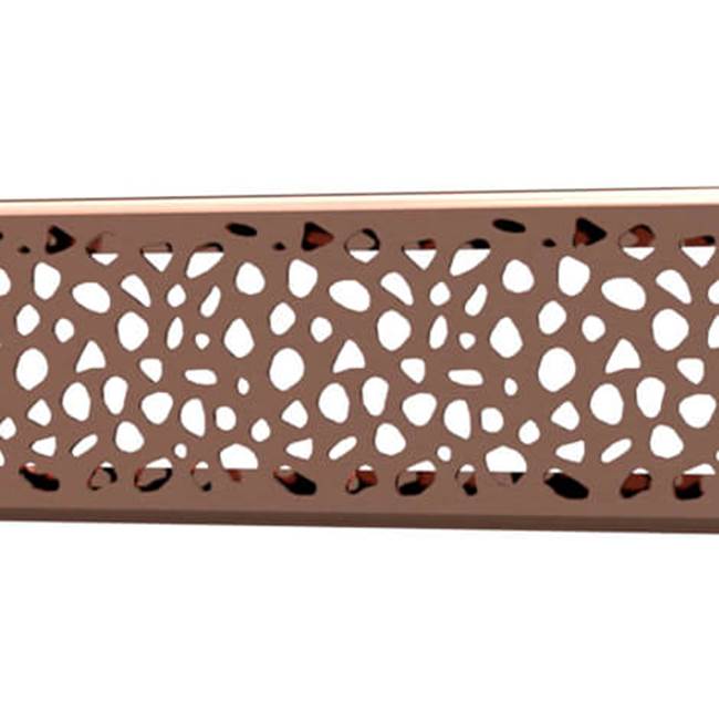 Quick Drain Drain Cover Stones 48In Polished Rose Gold