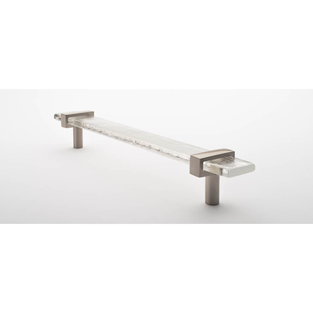 Sietto 9'' Adjustable Clear Pull With Satin Nickel Base