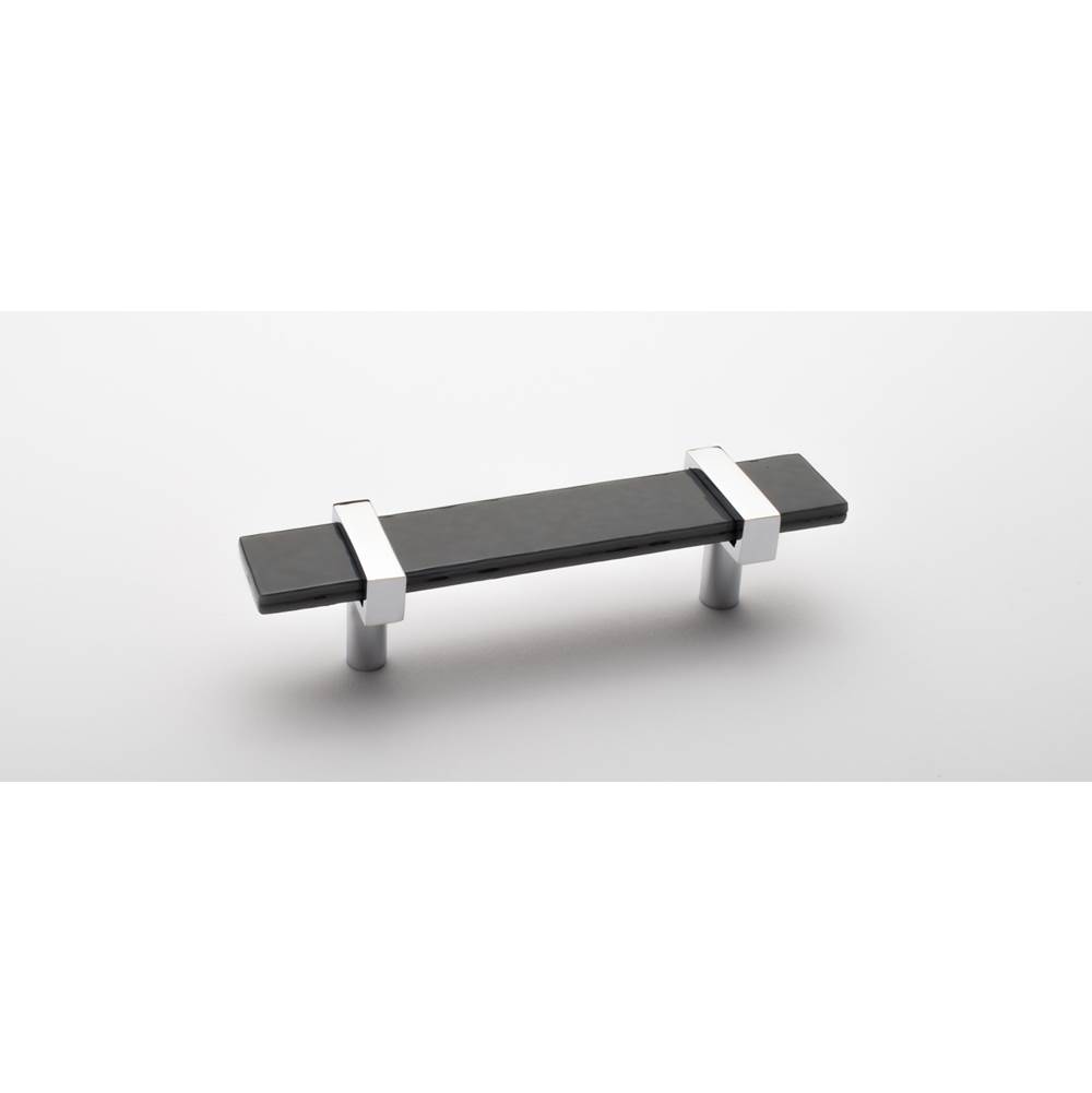 Sietto 5.5'' Adjustable Slate Gray Pull With Polished Chrome Base