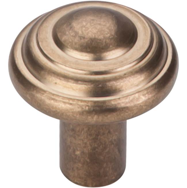 Top Knobs Aspen Button Knob 1 1/4 Inch Light Bronze