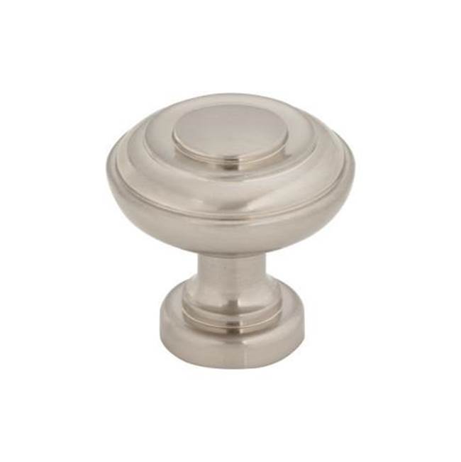 Top Knobs Ulster Knob 1 1/4 Inch Brushed Satin Nickel