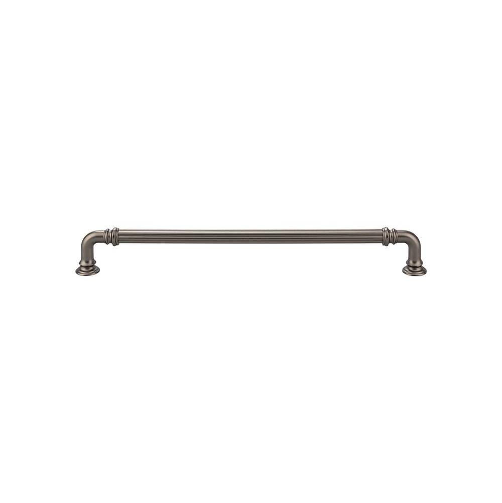 Top Knobs Reeded Pull 9 Inch (c-c) Ash Gray