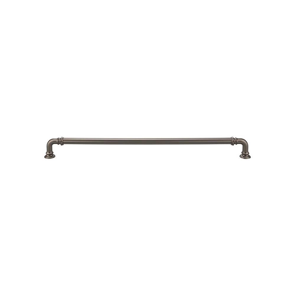 Top Knobs Reeded Pull 12 Inch (c-c) Ash Gray