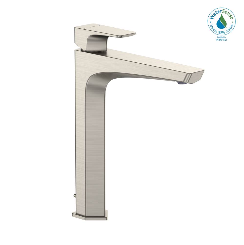TOTO Toto® Ge 1.2 Gpm Single Handle Vessel Bathroom Sink Faucet With Comfort Glide Technology, Brushed Nickel
