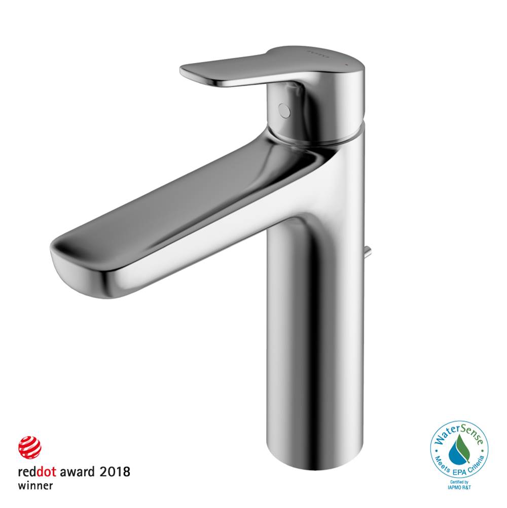 TOTO Toto® Gs Series 1.2 Gpm Single Handle Bathroom Faucet For Semi-Vessel Sink With Comfort Glide Technology And Drain Assembly, Polished Chrome