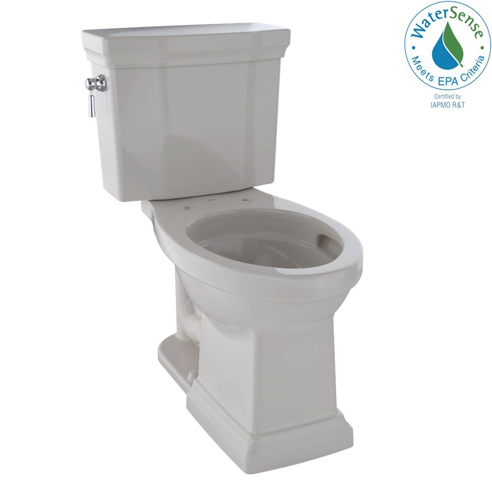 TOTO Toto® Promenade® II 1G® Two-Piece Elongated 1.0 Gpf Universal Height Toilet With Cefiontect, Sedona Beige