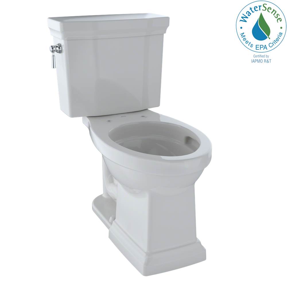 TOTO Toto® Promenade® II Two-Piece Elongated 1.28 Gpf Universal Height Toilet With Cefiontect, Colonial White