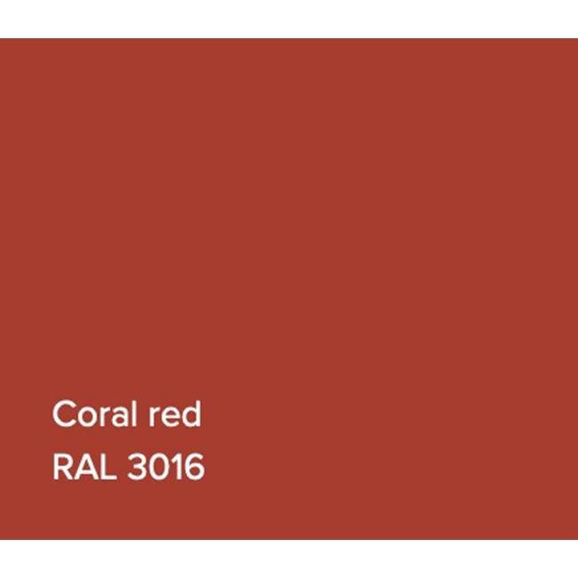 Victoria + Albert RAL Basin Coral Red Matte