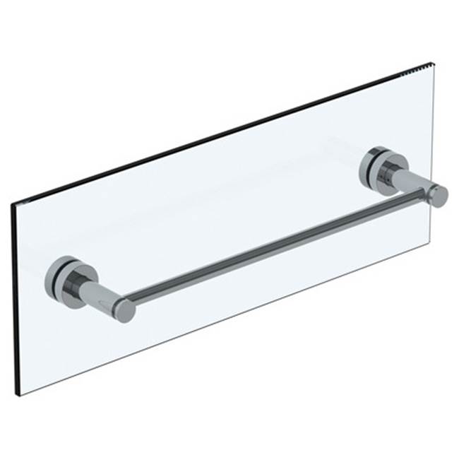 Watermark Loft 2.0 18'' shower door pull/ glass mount towel bar