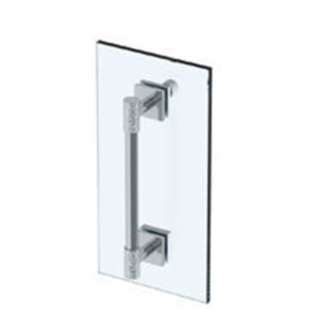 Watermark Sense 6'' Shower Door Pull  With Knob / Glass Mount Towel Bar with Hook
