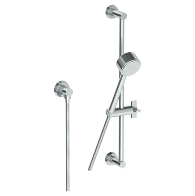 Watermark Positioning Bar Shower kit with Volume Hand Shower and 69'' Hose