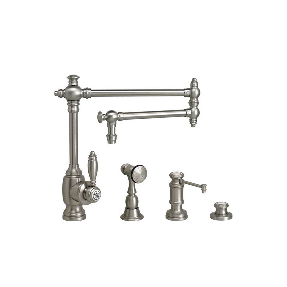 Waterstone Waterstone Towson Kitchen Faucet - 18'' Articulated Spout - 3pc. Suite